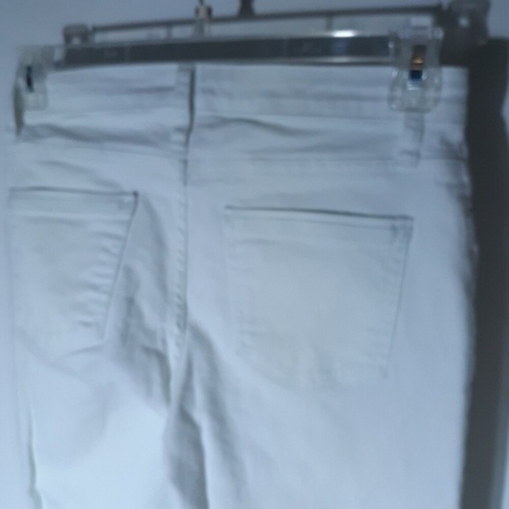 Lee modern series fit white jeans 6 m pants summer vintage embroidered y2k - Picture 6 of 10